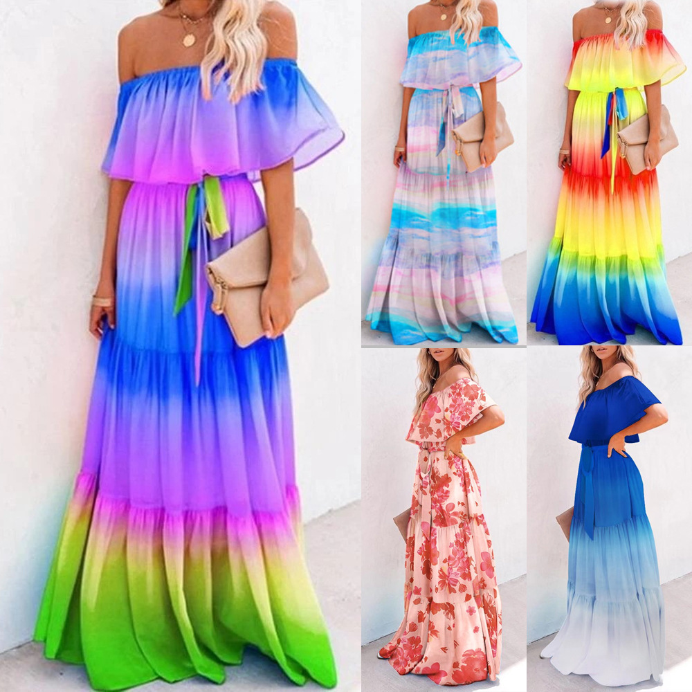 Linen Dress Wrap - Gaun Maxi Wanita 2026 Model Dunhuang