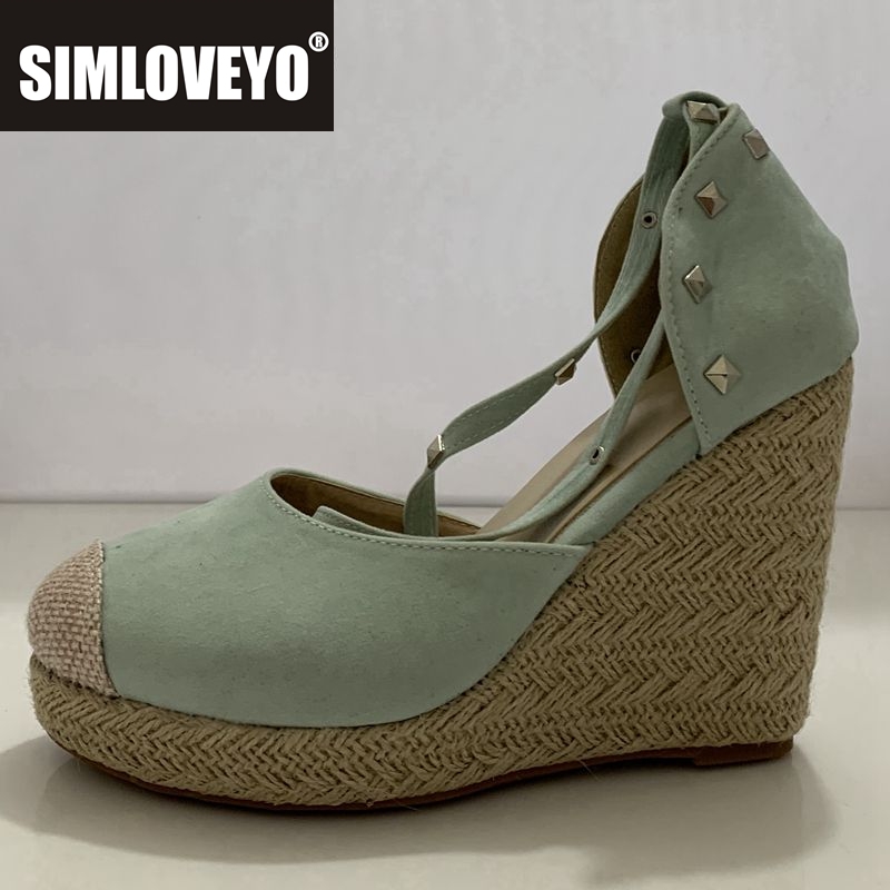 SIMLOVEYO Espadrilles Sandal W - Wedge Espadrille Women ulasan dan harga