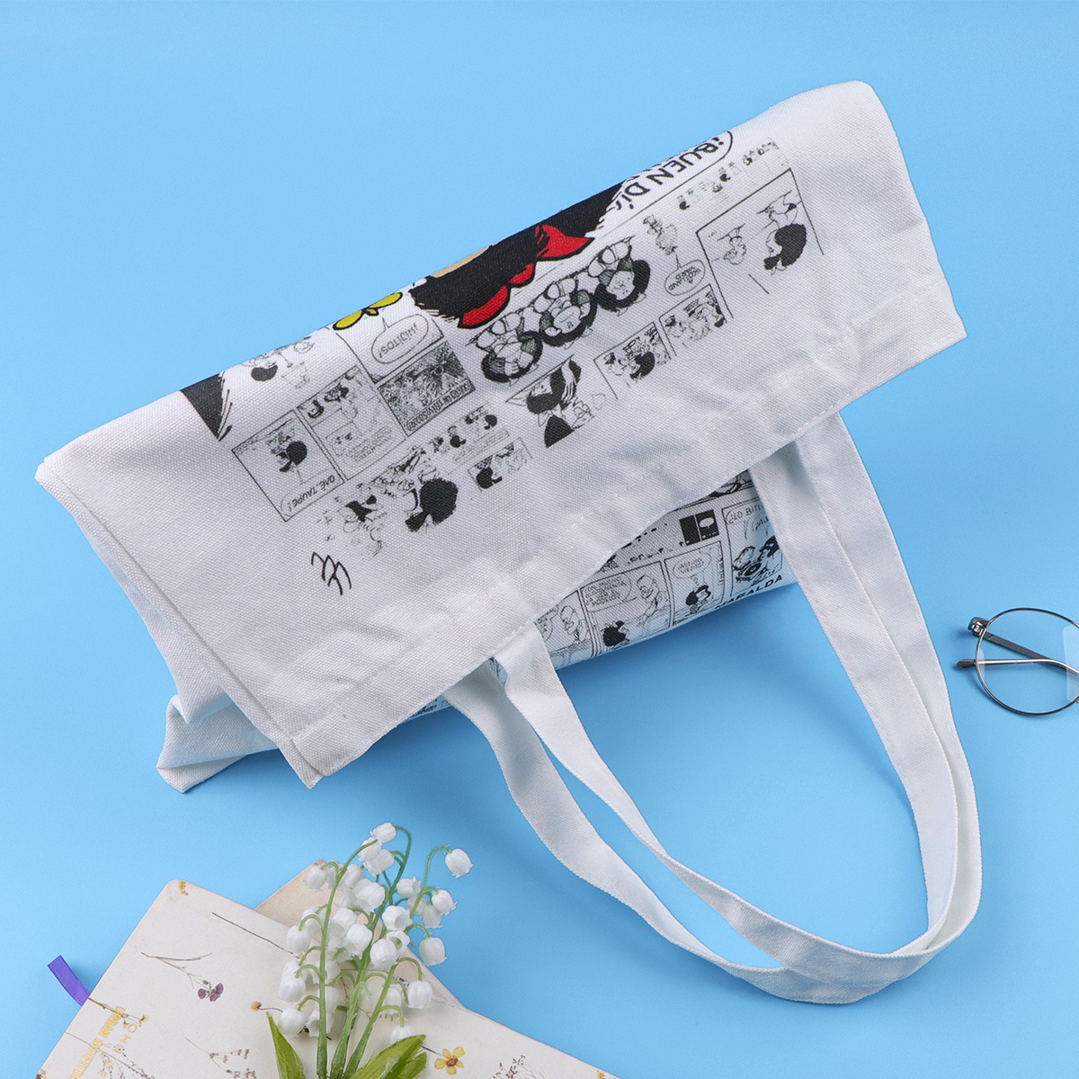 Tas Kanvas Fashion Wanita Moti - Tote Bag Beach ulasan dan harga