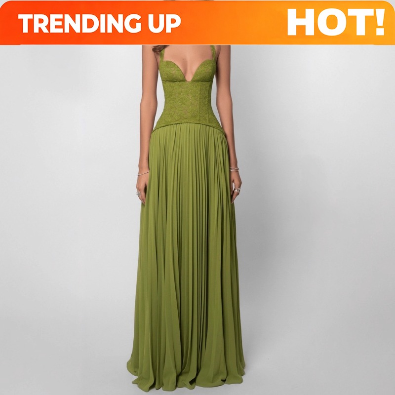 Gaun Maxi Halter Seksi Berpoto - Maxi Dress Halter ulasan dan harga