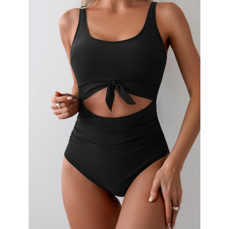 Baju renang tankini wanita tan - Swimsuit Bikini Ruched ulasan dan harga